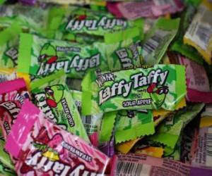 puzzel Laffy Taffy snoepjes