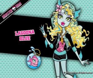 puzzel Lagoona Blue, de dochter van Overzees Monster en de Nymph van de Oceaan. Lagoona is vijftien jaar oud