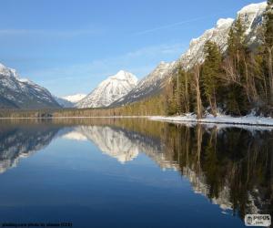 puzzel Lake McDonald