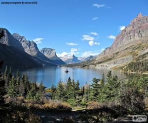 puzzel Lake, Rocky Mountains