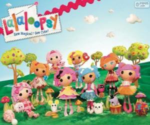 puzzel Lalaloopsy, de lappenpoppen