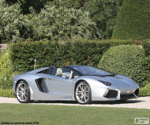 puzzel Lamborghini Aventador Roadster