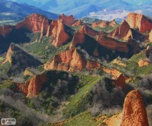 puzzel Las Médulas, Leon, Spanje