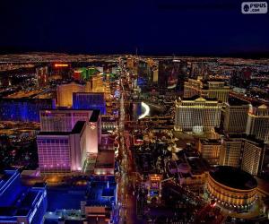 puzzel Las Vegas bij nacht, Verenigde Staten