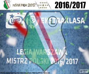 puzzel Legia, kampioen 2016-2017