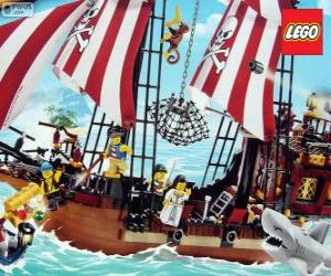 puzzel Lego piratenschip