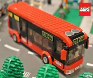 puzzel Lego urban bus