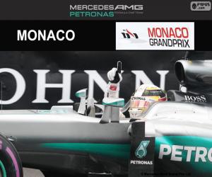 puzzel Lewis Hamilton, Grand Prix van Monaco 2016