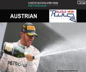 puzzel Lewis Hamilton Grand Prix van Oostenrijk 2016
