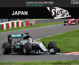 puzzel Lewis Hamilton, Grand Prix van Japan 2016