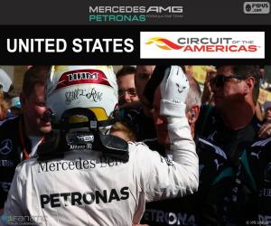 puzzel Lewis Hamilton, Grand Prix Verenigde Staten 2016