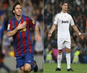 puzzel Lionel Messi vs Ronaldo