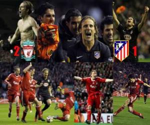puzzel Liverpool FC 2 - Atletico de Madrid 1