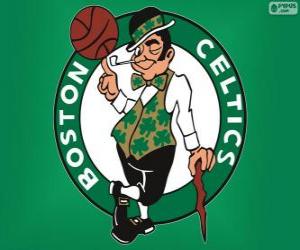 puzzel Logo Boston Celtics, NBA-team. Atlantic Division, Eastern Conference