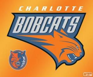 puzzel Logo Charlotte Bobcats, NBA-team. South East Division, Eastern Conference