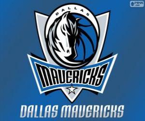 puzzel Logo Dallas Mavericks, NBA-team. Southwest Division, Western Conference
