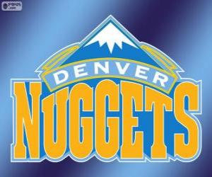 puzzel Logo Denver Nuggets, NBA-team. Northwest Division, Western Conference