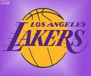 puzzel Logo Los Angeles Lakers, NBA-team, Pacific Division, Western Conference