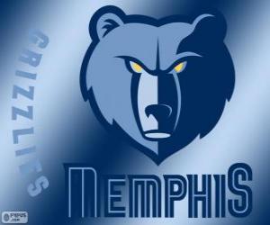 puzzel Logo Memphis Grizzlies NBA-team. Southwest Division, Western Conference