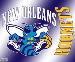 puzzel Logo New Orleans Hornets, NBA-team. Southwest Division, Western Conference