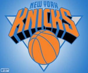 puzzel Logo New York Knicks, NBA-team. Atlantic Division, Eastern Conference