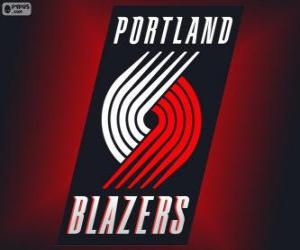 puzzel Logo Portland Trail Blazers, NBA-team. Northwest Division, Western Conference