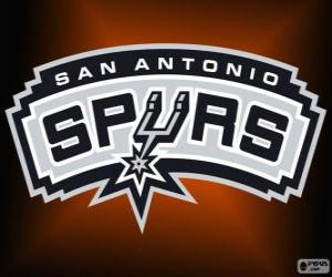 puzzel Logo San Antonio Spurs, NBA-team. Southwest Division, Western Conference