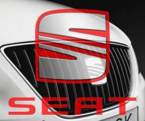 puzzel Logo SEAT, automaker uit Spanje