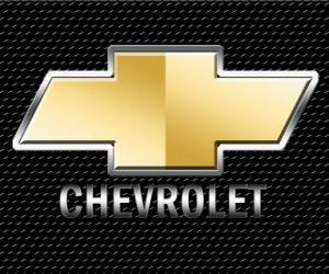 puzzel Logo van Chevrolet, de Amerikaanse automerk