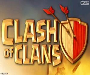 puzzel Logo van Clash of Clans