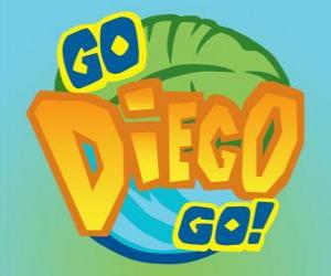 puzzel Logo van Diego, Go!