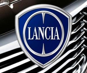 puzzel Logo van Lancia, Italiaanse merk