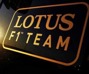 puzzel Logo van Lotus F1 Team