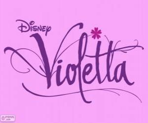puzzel Logo van Violetta, Disney Channel TV-serie