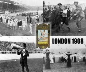 puzzel Londen 1908 Olympische spelen