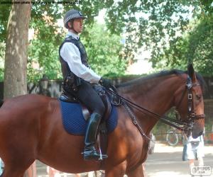 puzzel Londen politie te paard