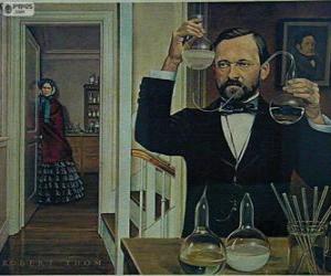 puzzel Louis Pasteur (1822-1895) was een Frans chemicus
