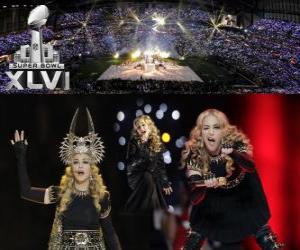 puzzel Madonna in de Super Bowl 2012