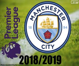 puzzel Manchester City, kampioen 2018-19