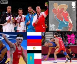 puzzel Mannen Grieks-Romeins t84 kg Londen 2012