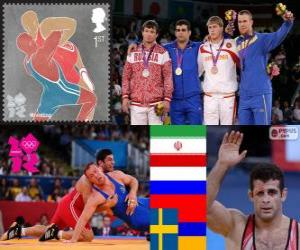 puzzel Mannen Grieks-Romeins tot 96kg Londen 2012