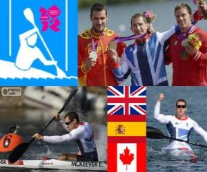 puzzel Mannen kano sprint K1 200m Londres 2012