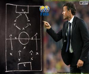 puzzel Mannen wereld Coach FIFA 2015