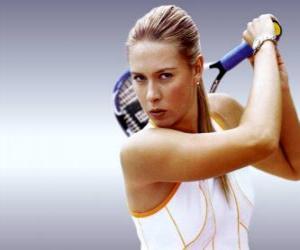 puzzel Maria Sharapova klaar voor een coup