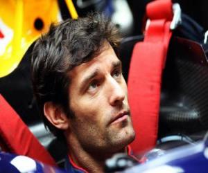 puzzel Mark Webber - Red Bull - Shanghai 2010