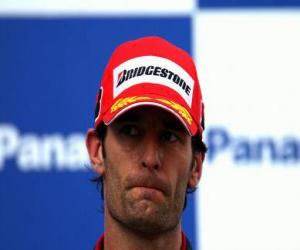 puzzel Mark Webber - Red Bull - Turkije 2010 (staat op de 3e)