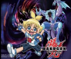 puzzel Marucho en Preya haar Aquos Guardian Bakugan