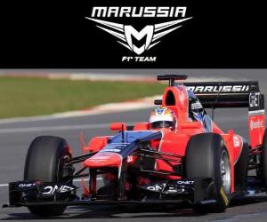 puzzel Marussia MR01 - 2012 -