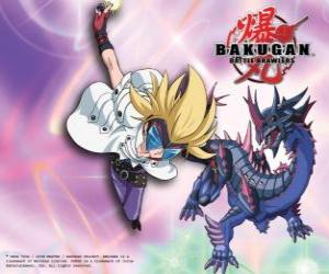 puzzel Masquerade en zijn Bakugan Darkus Hydranoid