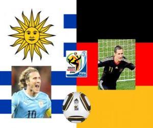 puzzel Match voor de 3de plaats, WK 2010, Uruguay vs Duitsland